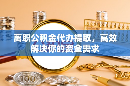 社旗离职公积金代办提取，高效解决你的资金需求